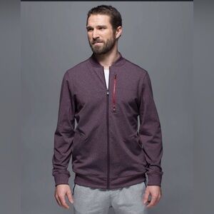 Lululemon Men’s Six Pack Jacket Heathered Black Cherry